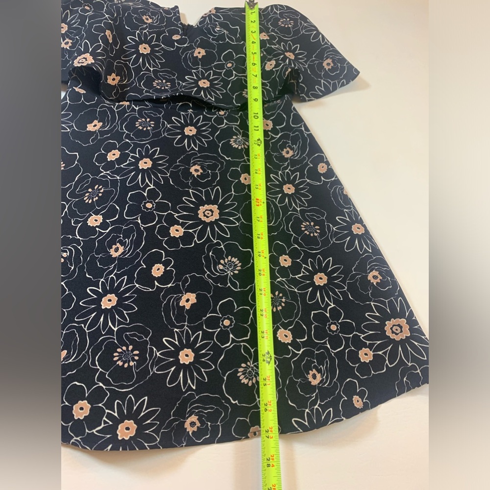 J.O.A strapless floral flutter dress size small fit and flare (bin K) - Picture 4 of 11